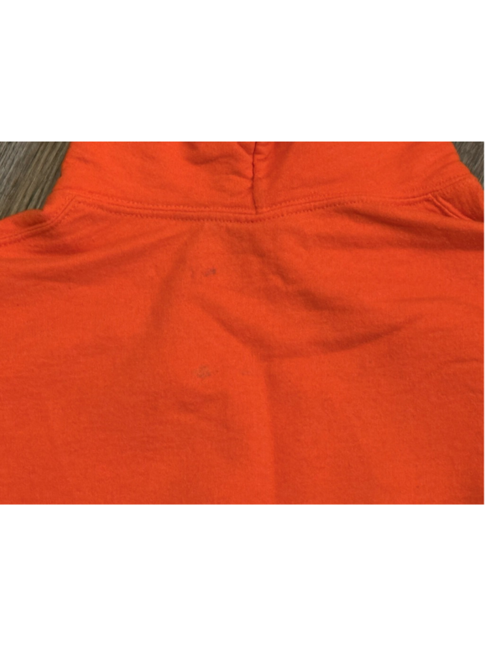 Justin Bieber Mens Official Justice World Tour Orange Graphic Hoodie Sz L - Picture 9 of 9